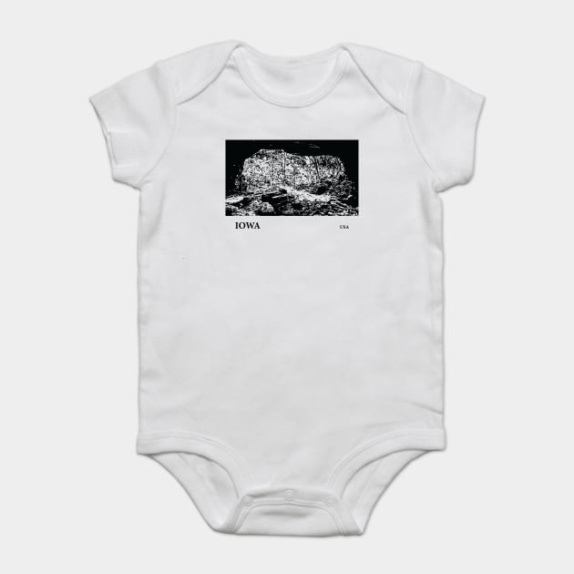 Iowa USA Baby Bodysuit by Lakeric